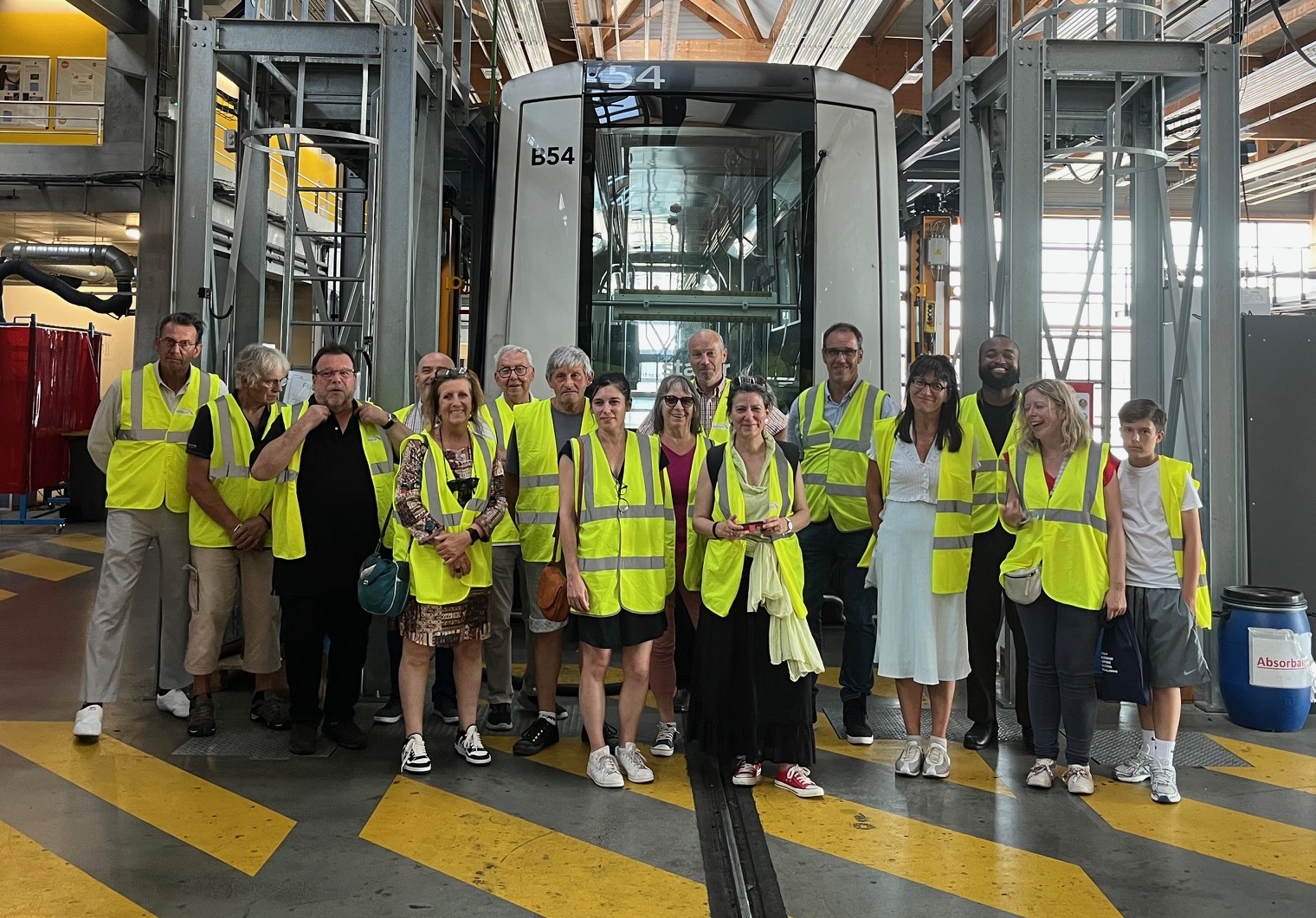 Le 30 juin 2025 visite des ateliers du CityVal de Rennes... - CAFA Bretagne
